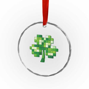 Funny St Patricks Day Shamrock Building Blocks Bricks Crystal Glass Ornament TS11 Print Your Wear