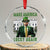 Funny St Patrick's Day Trump Crystal Glass Ornament Make America Lucky Again Shamrock - Print Your Wear
