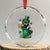 Funny St.Patrick's Day Raccoon Crystal Glass Ornament Patrick Drinking Irish - Print Your Wear