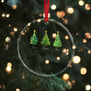 Funny Subtle FDT Resist Christmas Crystal Glass Ornament Fraser Douglass Trojan Xmas Tree TS11 Print Your Wear