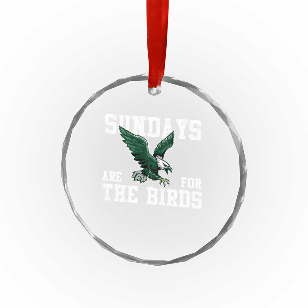 Funny Sundays Are For The Bird Crystal Glass Ornament American Football Lovers TS11 Print Your Wear