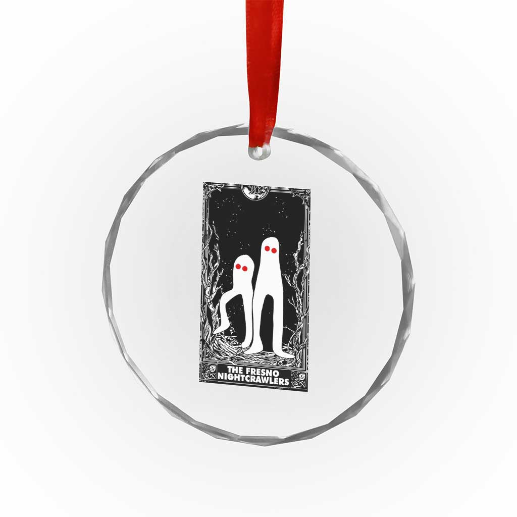 Funny Tarot Card Graphic Fresno Nightcrawlers Lover Crystal Glass Ornament Cryptid Gift TS12 Print Your Wear