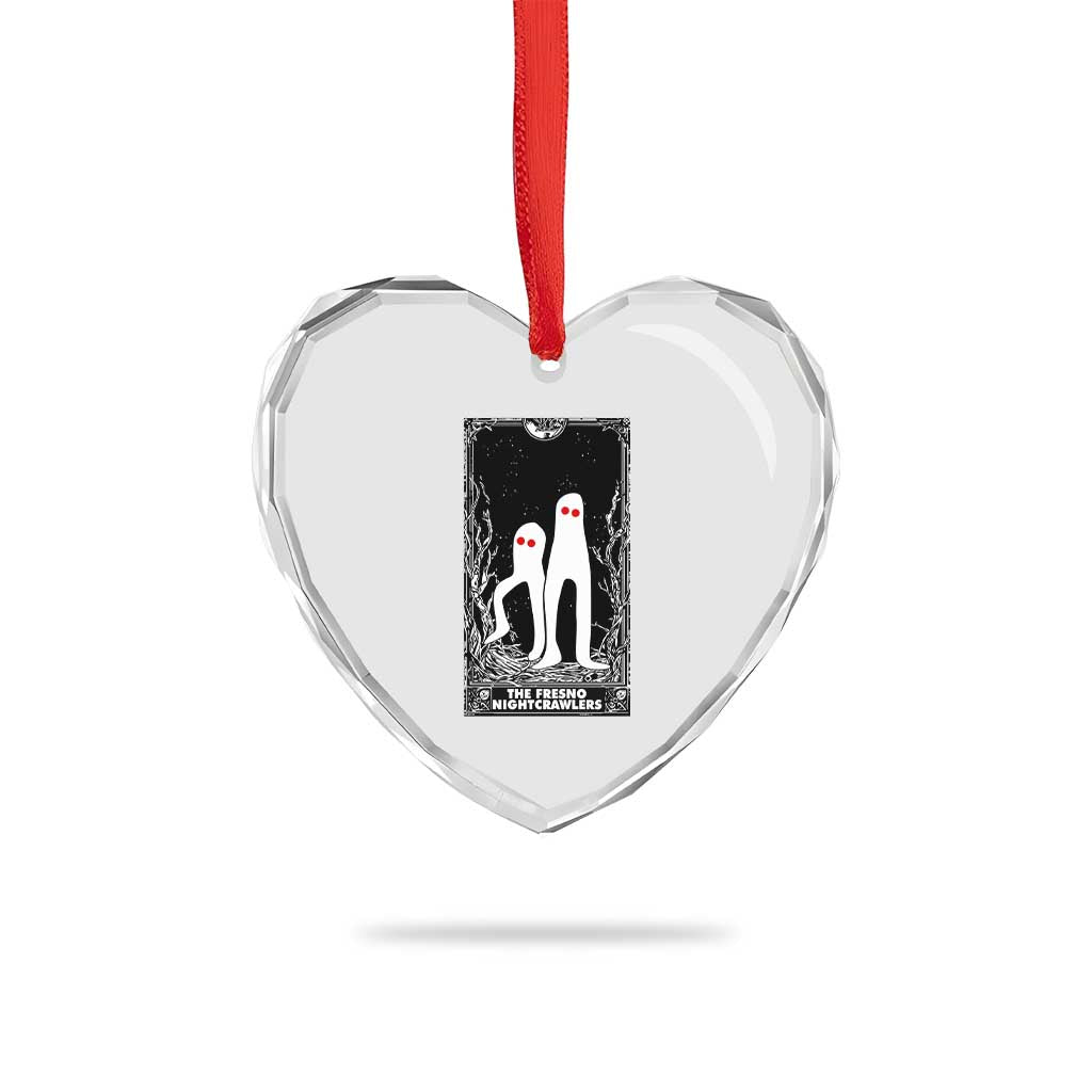 Funny Tarot Card Graphic Fresno Nightcrawlers Lover Heart Crystal Glass Ornament Cryptid Gift TS12 Print Your Wear