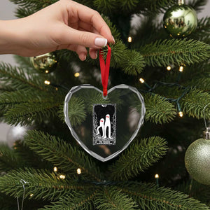 Funny Tarot Card Graphic Fresno Nightcrawlers Lover Heart Crystal Glass Ornament Cryptid Gift TS12 Print Your Wear