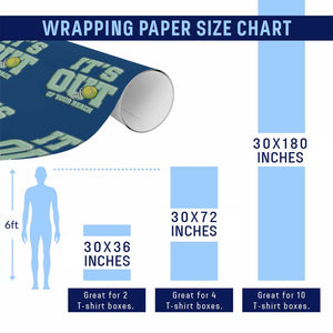 Funny Tennis Player Gift Wrapping Paper Roll It Is Out Of Your Reach TS12 Print Your Wear