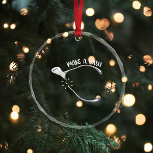 Funny Thanksgiving Turkey Wishbone Crystal Glass Ornament Make A Wish Chicken Turkey TS11 Print Your Wear