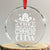 Funny The Cookie Crew Crystal Glass Ornament Christmas Baking Team Gingerbread TS11 Transparent Glass 3'' Circle Print Your Wear