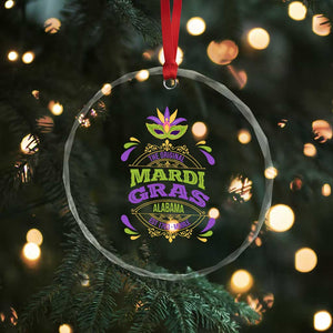 Funny The Original Mardi Gras Mobile Alabama Est 1703 Crystal Glass Ornament TS11 Print Your Wear