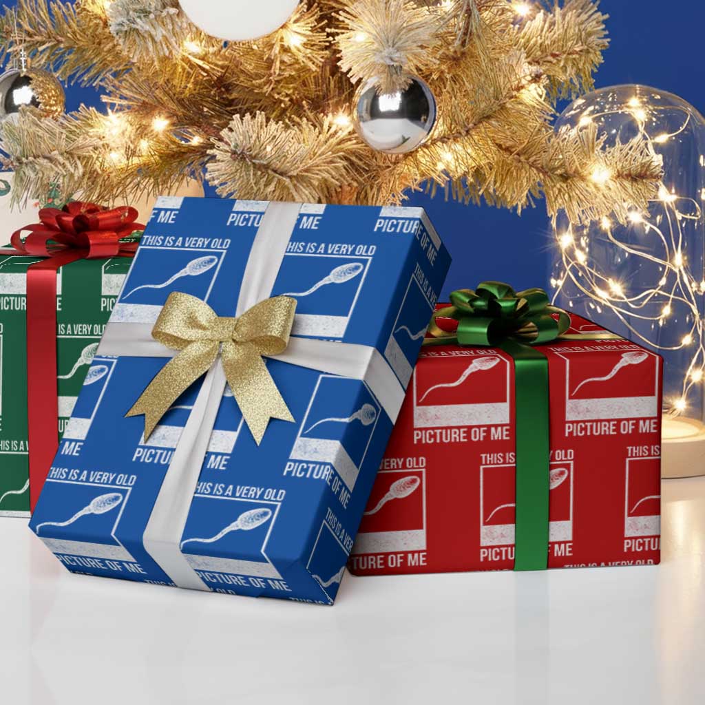 Funny This Is A Very Old Picture Of Me Wrapping Paper Roll Adult Humor Gag Gift TS11 Print Your Wear