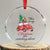Funny This Is My Xmas Movie Watching Shirt Crystal Glass Ornament Red Car Xmas Tree TS11 Transparent Glass 3'' Circle Print Your Wear