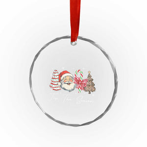 Funny Tis The Season Christmas Crystal Glass Ornament Xmas Holiday Family Matching Santa Xmas Tree TS11 Print Your Wear
