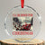 Funny Trump Crystal Glass Ornament I'll Be Home For Christmas Ugly Xmas Santa Trump Riding Sleigh TS10 Transparent Glass 3'' Circle Print Your Wear