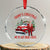 Funny Trump Crystal Glass Ornament Make Xmas Great Again Xmas Tree Farm TS10 Transparent Glass 3'' Circle Print Your Wear