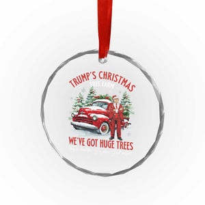 Funny Trump Crystal Glass Ornament Make Xmas Great Again Xmas Tree Farm TS10 Print Your Wear