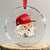 Funny Trump Crystal Glass Ornament Retro Santa Make Christmas Great Again Pajamas TS10 Transparent Glass 3'' Circle Print Your Wear