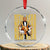 Funny Trump Happy New Year New America 2025 Crystal Glass Ornament - Print Your Wear