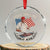 Funny Trump Make Grilling Great Again Crystal Glass Ornament Trump BBQ Grill Vintage American Flag - Print Your Wear