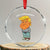 Funny Trump Meme Just A Chill President Crystal Glass Ornament - Print Your Wear