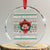 Funny Trump Mexico Xmas Crystal Glass Ornament Feliz Navidad Mis Amigos Sombrero Xmas TS11 Transparent Glass 3'' Circle Print Your Wear