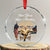 Funny Trump New Year New America 2025 Crystal Glass Ornament White House American Flag - Print Your Wear