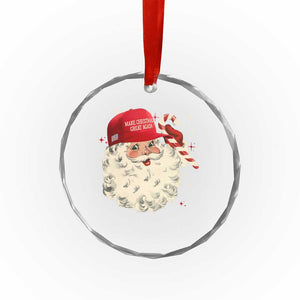 Funny Trump Santa Xmas Crystal Glass Ornament Make Christmas Great Again TS11 Print Your Wear