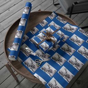 Funny Tuff Baby 67 Meme Wrapping Paper Roll Viral AI Niche Baby Six Seven Hand Gesture TS02 Blue Print Your Wear