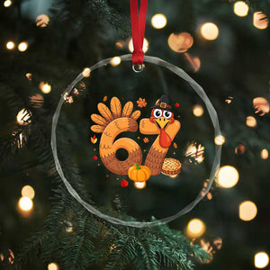 Funny Turkey Six And Seven Meme Crystal Glass Ornament Thanksgiving Gift TS12 Print Your Wear