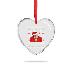 Funny Ugly Christmas Heart Crystal Glass Ornament Chris Holy Schnikes Farley TS10 Print Your Wear