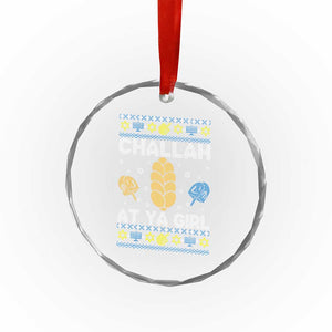 Funny Ugly Hanukkah Crystal Glass Ornament Challah At Ya Girl Matching TS10 Print Your Wear