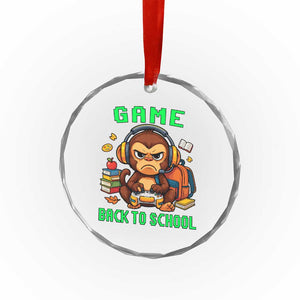 Funny Video Game Crystal Glass Ornament Cute Monkey Back To School TS14 Print Your Wear