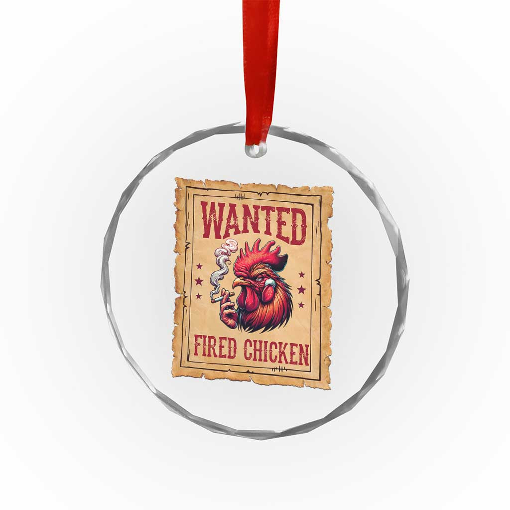 Funny Weed Lover Cannabis 420 Crystal Glass Ornament Fried Chicken TS14 Print Your Wear