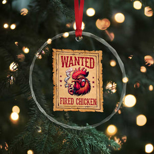 Funny Weed Lover Cannabis 420 Crystal Glass Ornament Fried Chicken TS14 Print Your Wear