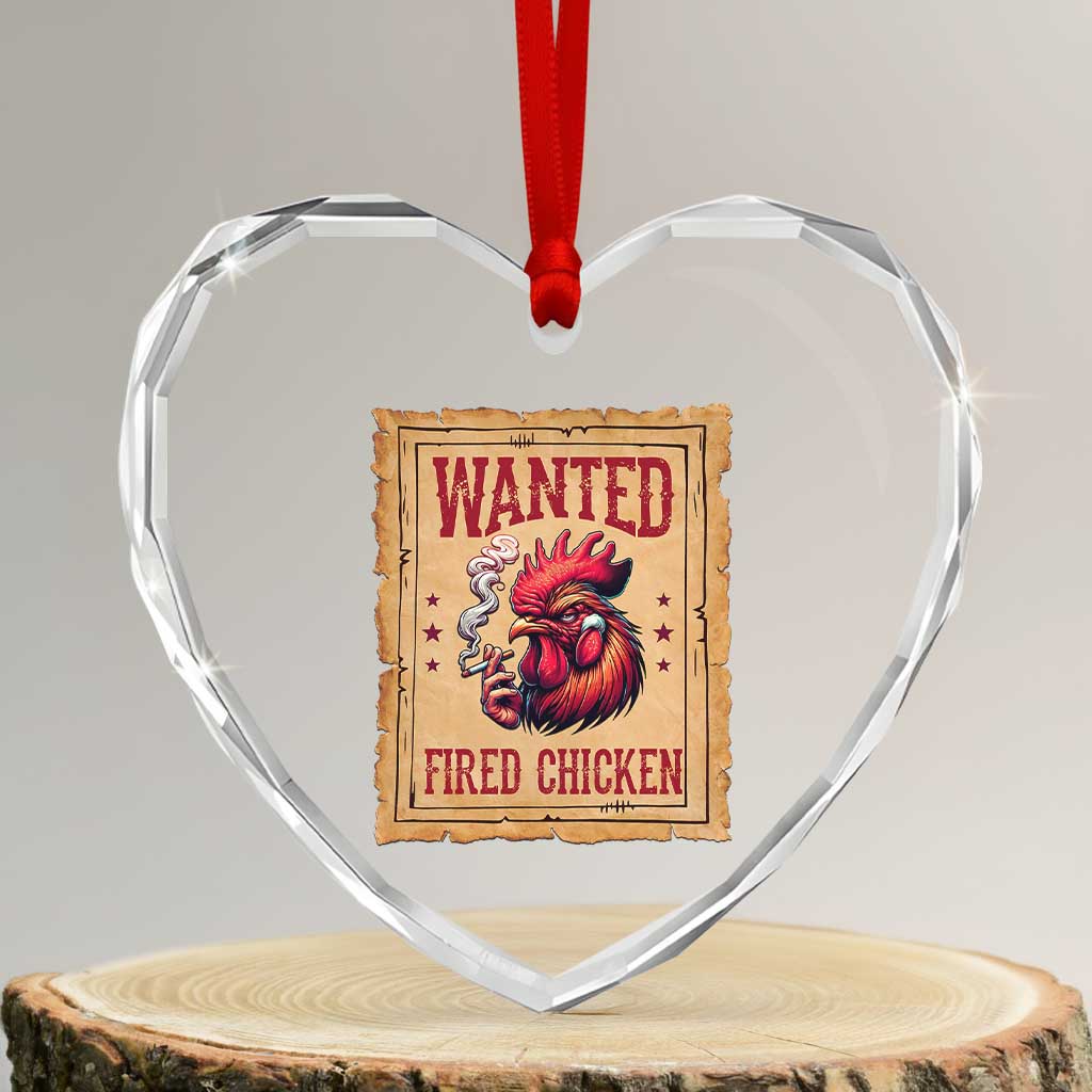 Funny Weed Lover Cannabis 420 Heart Crystal Glass Ornament Fried Chicken TS14 Transparent Glass 3'' Heart Print Your Wear