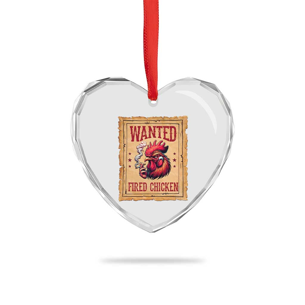 Funny Weed Lover Cannabis 420 Heart Crystal Glass Ornament Fried Chicken TS14 Print Your Wear