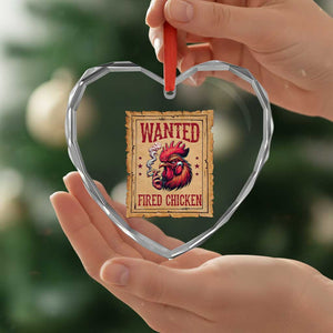 Funny Weed Lover Cannabis 420 Heart Crystal Glass Ornament Fried Chicken TS14 Print Your Wear