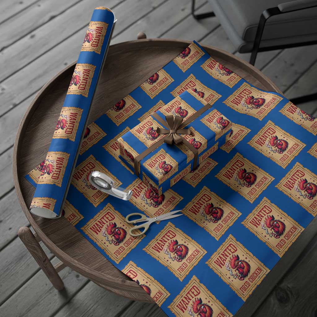 Funny Weed Lover Cannabis 420 Wrapping Paper Roll Fried Chicken TS14 Blue Print Your Wear