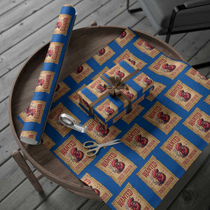 Funny Weed Lover Cannabis 420 Wrapping Paper Roll Fried Chicken TS14 Blue Print Your Wear