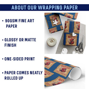 Funny Weed Lover Cannabis 420 Wrapping Paper Roll Fried Chicken TS14 Print Your Wear