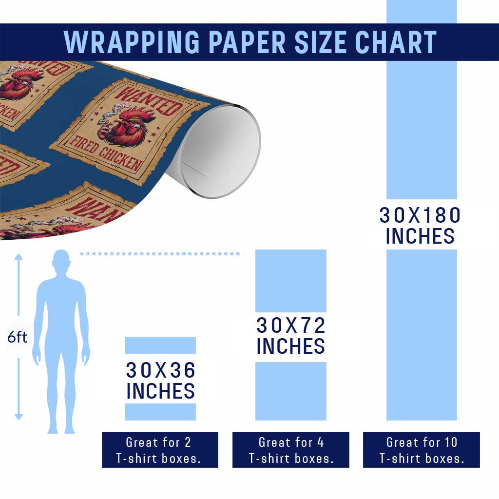 Funny Weed Lover Cannabis 420 Wrapping Paper Roll Fried Chicken TS14 Print Your Wear