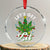 Funny Weed Xmas Crystal Glass Ornament Let's Get Lit Christmas Tree Cannabis TS09 Transparent Glass 3'' Circle Print Your Wear