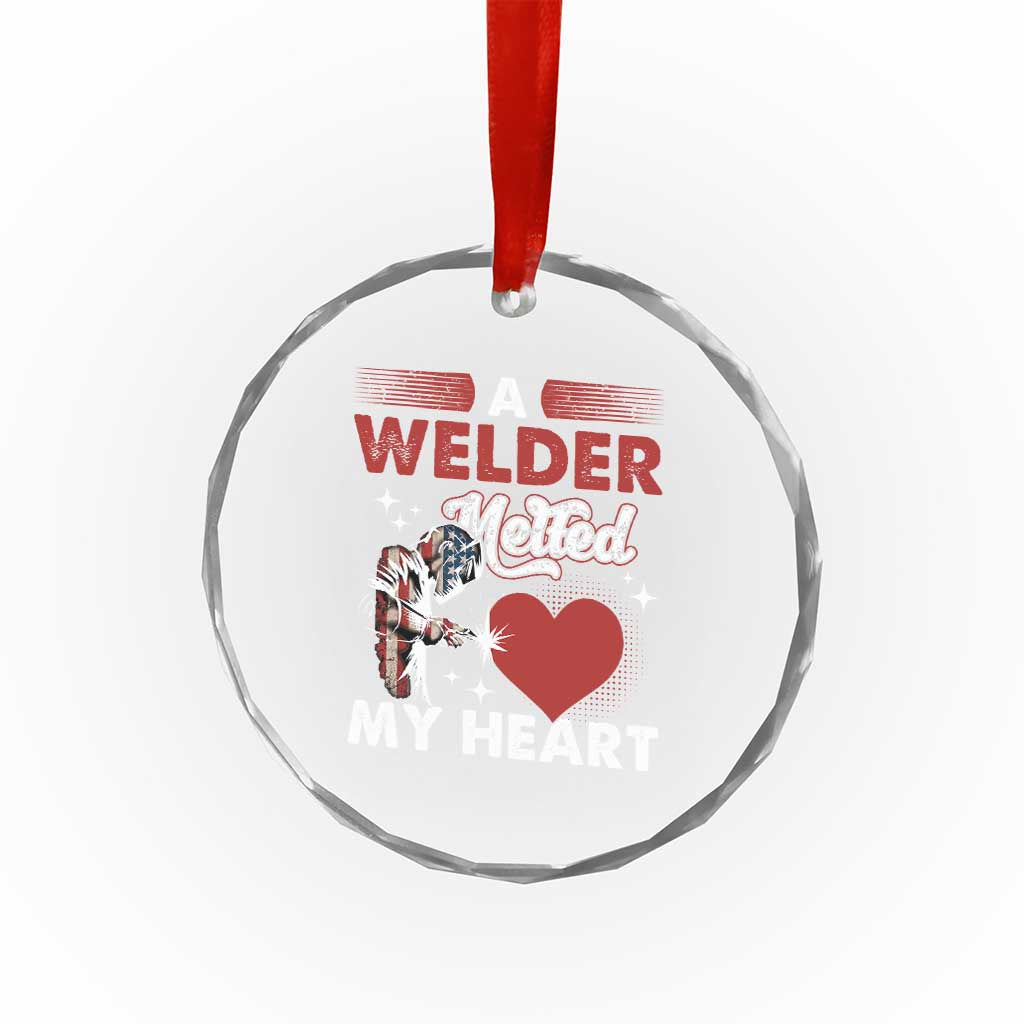 Funny Welding Welder Wife Girlfriend Crystal Glass Ornament TS14 Print Your Wear