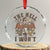 Funny Western Cowgirl Crystal Glass Ornament Retro Country The Hell I Won't - Print Your Wear