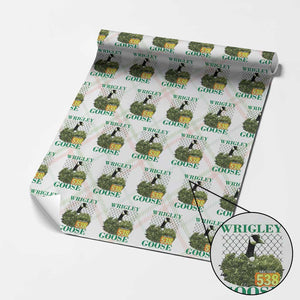 Funny Wrigley Goose Wrapping Paper Roll Section 538 Chicago TS02 Christmas Plaid Print Your Wear