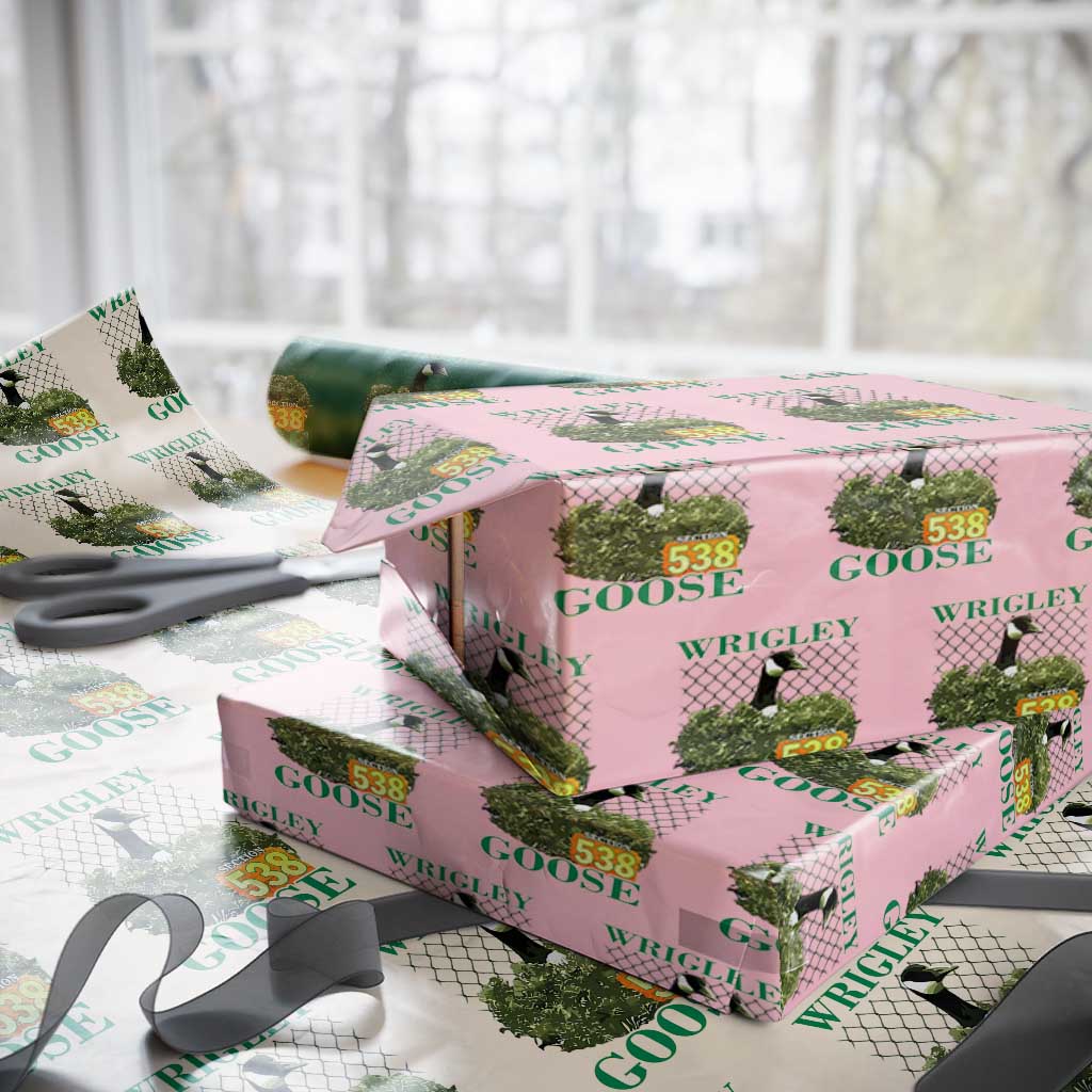Funny Wrigley Goose Wrapping Paper Roll Section 538 Chicago TS02 Light Pink Print Your Wear