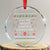 Funny Xmas Accountant Crystal Glass Ornament Ask Me About Santas Cash Flow Ugly Sweater TS02 Transparent Glass 3'' Circle Print Your Wear