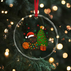 Funny Xmas Black Cat Crystal Glass Ornament Gift For Cat Lover TS12 Print Your Wear