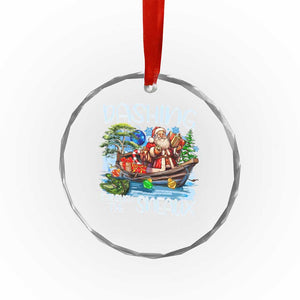 Funny Xmas Cajun Louisiana Crystal Glass Ornament Dashing Through The Sneaux Santa Alligator TS11 Print Your Wear