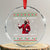 Funny Xmas Crystal Glass Ornament Aint No Party Like A Diddy Party TS10 Transparent Glass 3'' Circle Print Your Wear