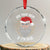 Funny Xmas Crystal Glass Ornament Ask Your Mom If I'm Real Dirty Santa TS09 Transparent Glass 3'' Circle Print Your Wear