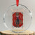 Funny Xmas Crystal Glass Ornament Forget Santa I Want Krampus TS09 Transparent Glass 3'' Circle Print Your Wear